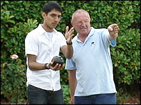 Navtej Johal bowls