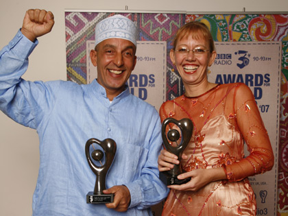 Worldshaker award winners Yusuf Mahmoud and Hildegard Kiel