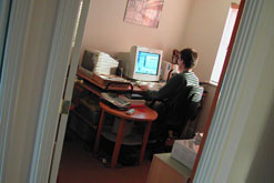 working at home