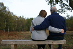 couple on bench