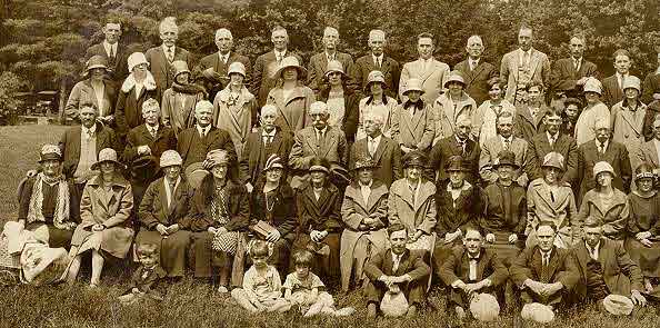 Carrothers' Family Reunion. Spring Bank, London, Ontario, Canada 1925
