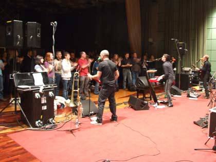 Gary Go entertains the crowds at Maida Vale.