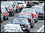 Traffic jam on the motorway