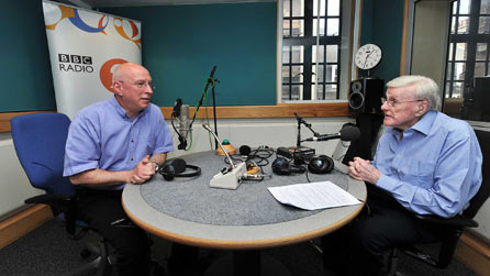 Ken Bruce with Sir Jimmy Young