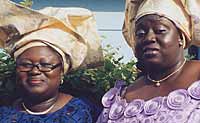 Beatrix Omobuwajo & Funke Mosanya photo © Maud Hand