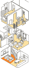click on a room