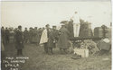 Field kitchen - Albert at back of queue
