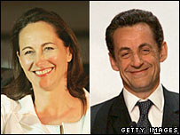 Hai ứng viên Sarkozy và Royal lọt tiếp vào vòng hai 