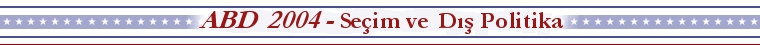 ABD Seçimleri - Dış Politika