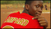 Boy wearing Lampard's England jersey