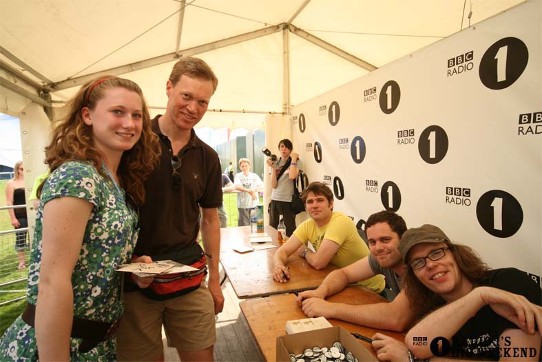 Signing sessions with The Hoosiers