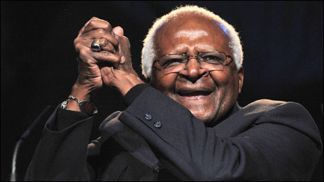Archbishop Desmond Tutu in London 8th Feb 2010