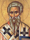 James the Just, a bearded, haloed figure wearing robes