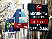 To let signs