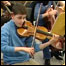 Músicos da orquestra West-Eastern Divan