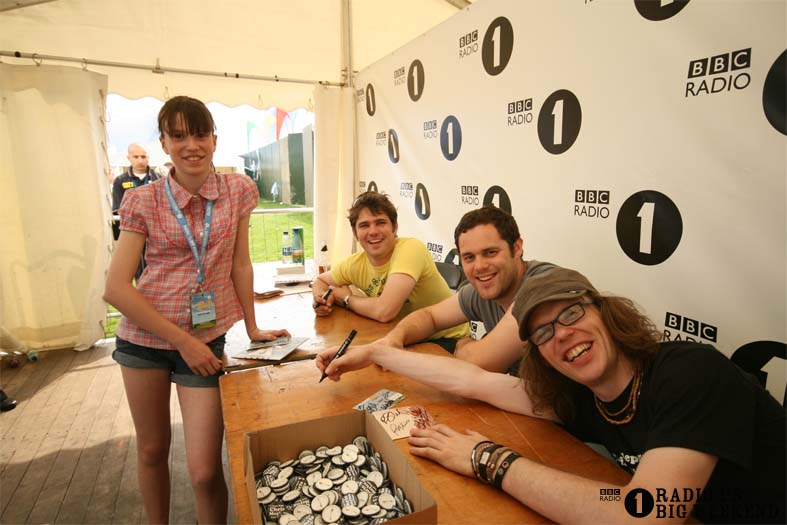 Signing sessions with The Hoosiers