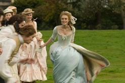 Keira Knightley in her role in The Duchess