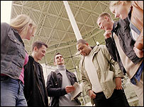 Students chatting