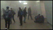 Взрыв в метро, любительские кадры