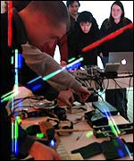 Picture: Webjam06: Live puppetry -  Claire Gomm, Anita Shukla & n0media