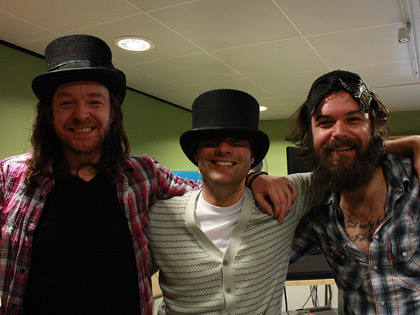 Dermot with Scottish duo Marmaduke Duke