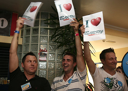 The Barrys and their friends singing Barryoke