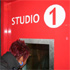 Nesha at the Emmerdale studios