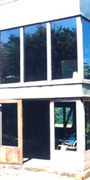 Solar Pavilion in summer