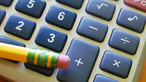 Pencil and Calculator