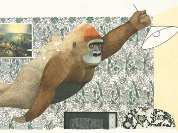 An illustration from Little Beauty by Anthony Browne