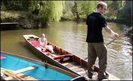 Couple on punt 