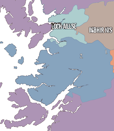 Mapa Loch Abar