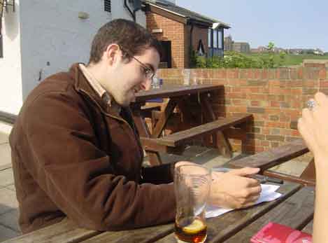 Writing his script