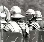 A section of a Roman wall at Colchester
