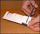 Picture: Cut more slits into the card