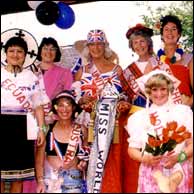 Paddy Laban  in Miss World fancy dress