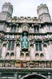 Photograph showing outside Canterbury Cathedral
