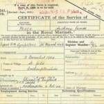 My certificate of service. My certificate of service.