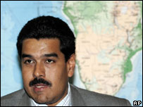 Ministro das Relações Exteriores da Venezuela, Nicolás Maduro
