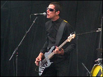 Hardfi on stage at V Festival 2006