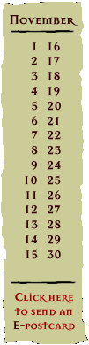 November calendar