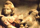 Mithras, slaying a bull; sculpted relief