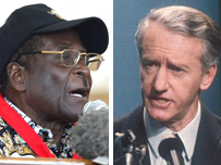Robert Mugabe and Ian Smith