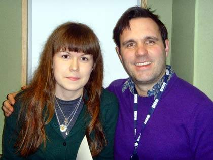 Shaun Keaveny kept Dermot's seat warm for him in early 2009 and welcomed hotly tipped younger singer songwriter Alessi's Ark into the studio.