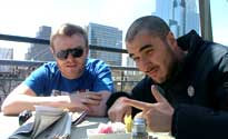 Huw and Zane in Austin