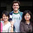 O modelo brasileiro Ricardo Soares, na China