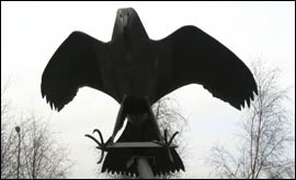 Harrier sculpture
