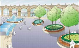 Artist's impression of Sheffield Station