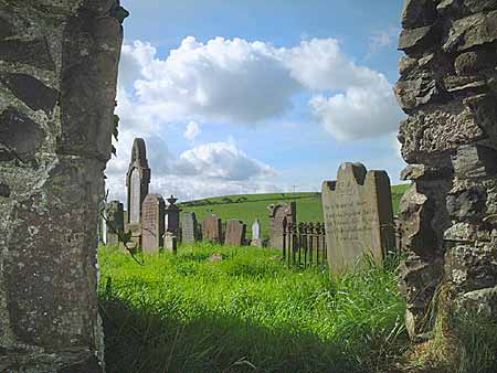 Dunluce Church - Ancient Churchyard