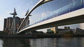 The Lifting Footbridge...